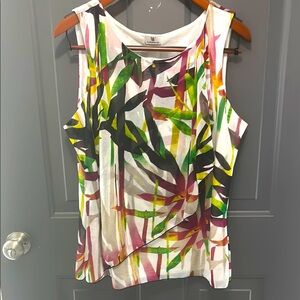 Women's Multicolor Sleeveless Top size XL